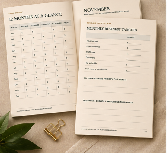 Business Blueprint revenue, pricing, and profit planning preview