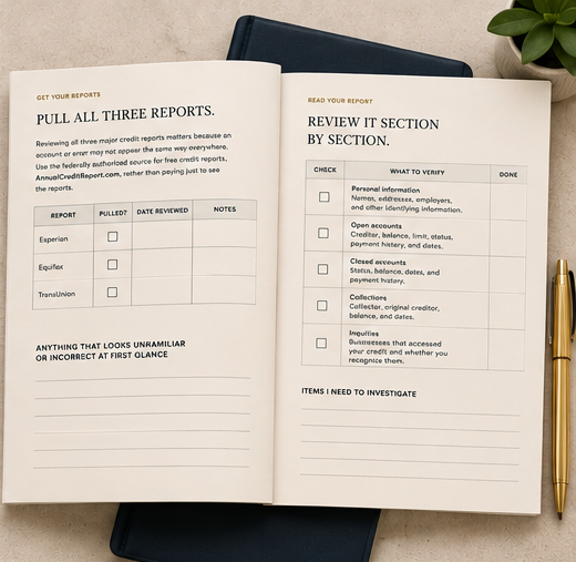 Credit to Keys credit education and credit building workbook preview