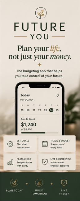 Future You mobile dashboard